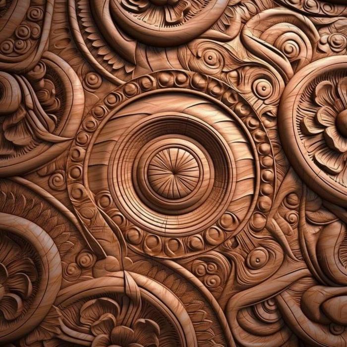 Patterns and decorations (stl repeating 2, PATTERN_774) 3D models for cnc